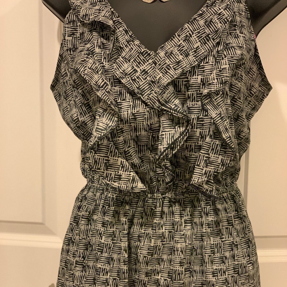 MERONA SLEEVELESS RUFFLE DRESS - Picture 2 of 4